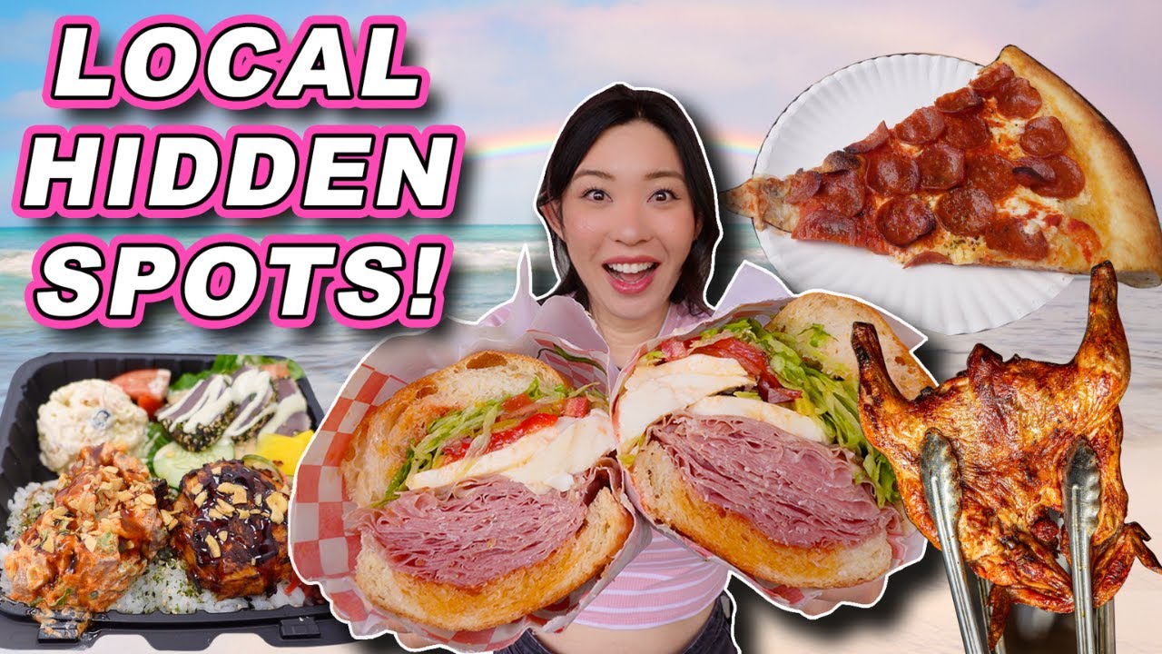 Secret Food Spots Only Locals Know! [Oahu, Hawaii] || Hidden Gems Food Tour
