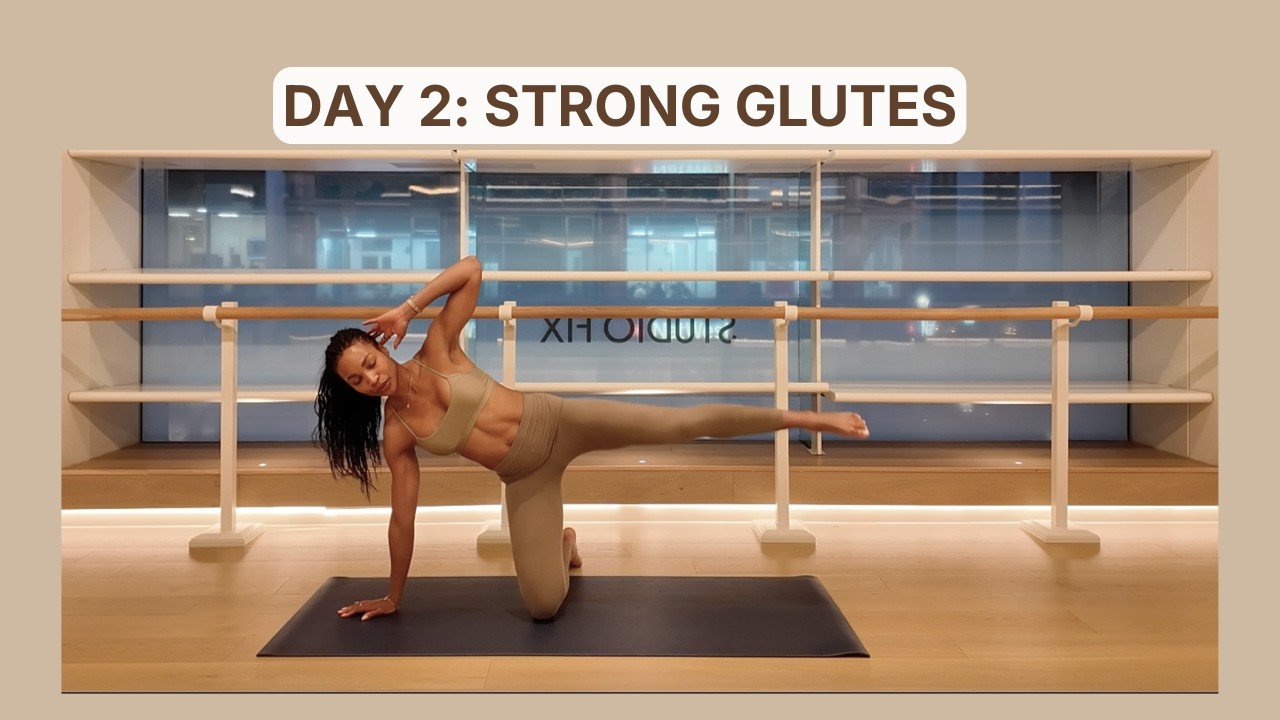 Day 2 – 12 Min Glutes & Lower Body Sculpt | 28 Day Pilates