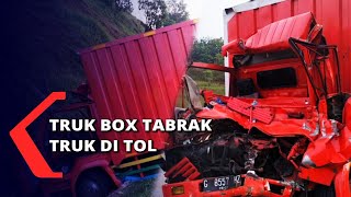 Sopir Mobil Box Tewas Tabrak Truk Di Tol Cipali