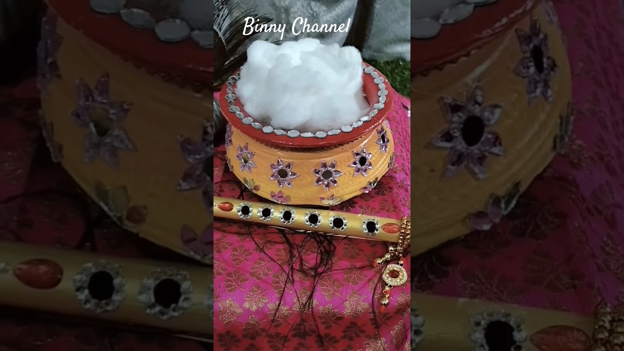 Matki Decoration Ideas for Janamashtami #jai shree Krishna ji 🙏