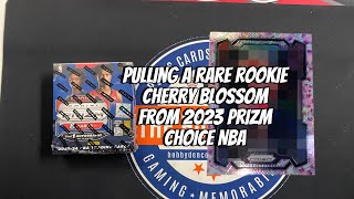 Pulling a rare Cherry Blossom rookie parallel from 2023 Panini Prizm Choice NBA Basketball!