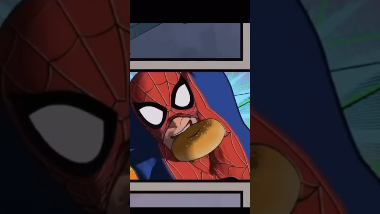 Miles Morales Throws Bagel At The Spot 