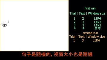 [DEMO] moving-window paradigm using Experiment Builder