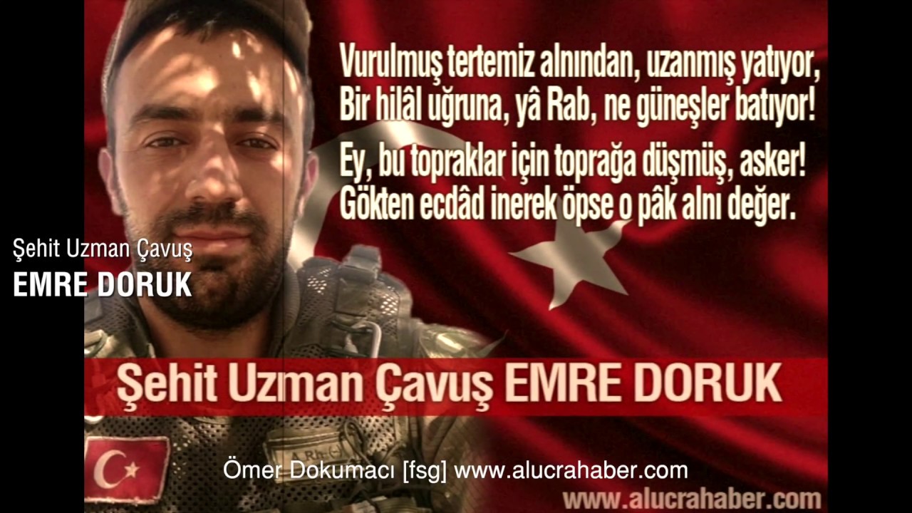 Şehit Geliyor -şiir- (Emre Doruk) Giresun - Alucra - Akçiçek köyü