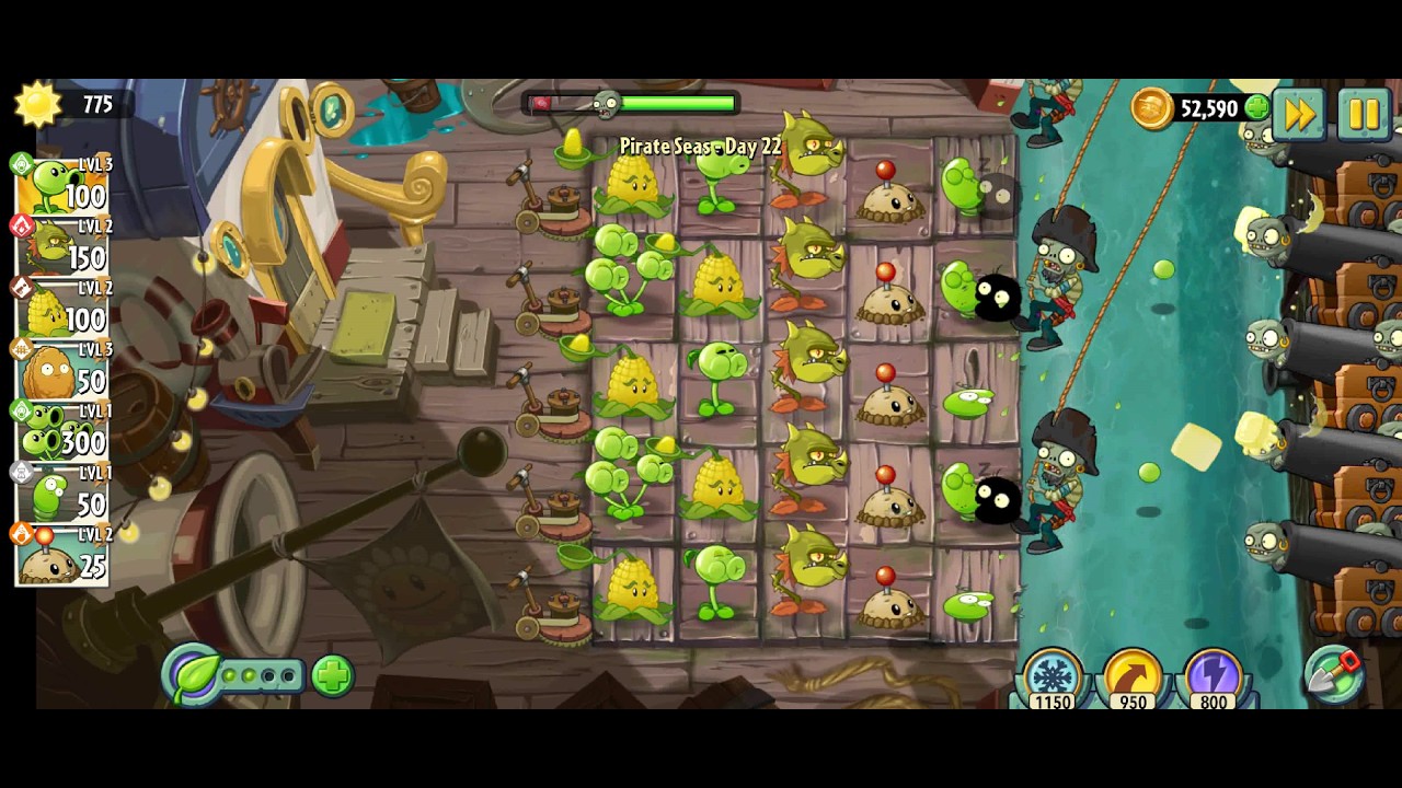 👉 Plants vs Zombies 2 | Pirate Seas – Crazy Zombie Attack! 😱 | Part 8