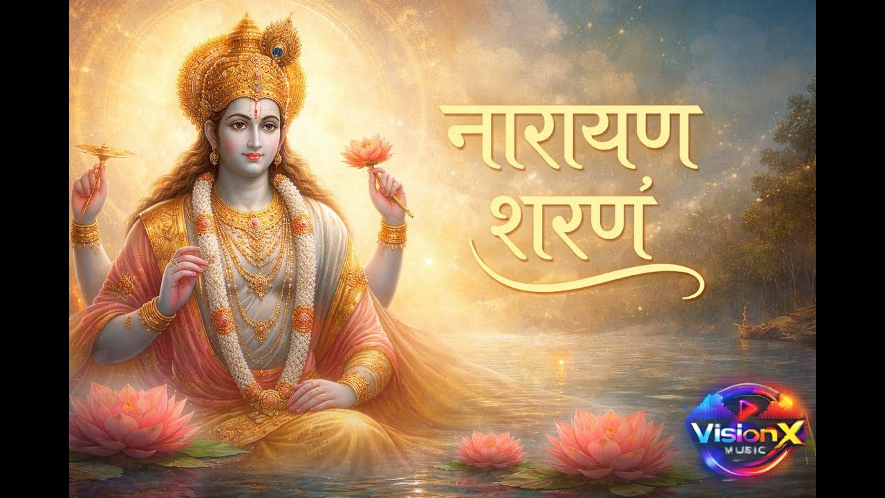 नारायण शरणं | peaceful vishnu bhajan | daily morning bhakti | visionxmusic