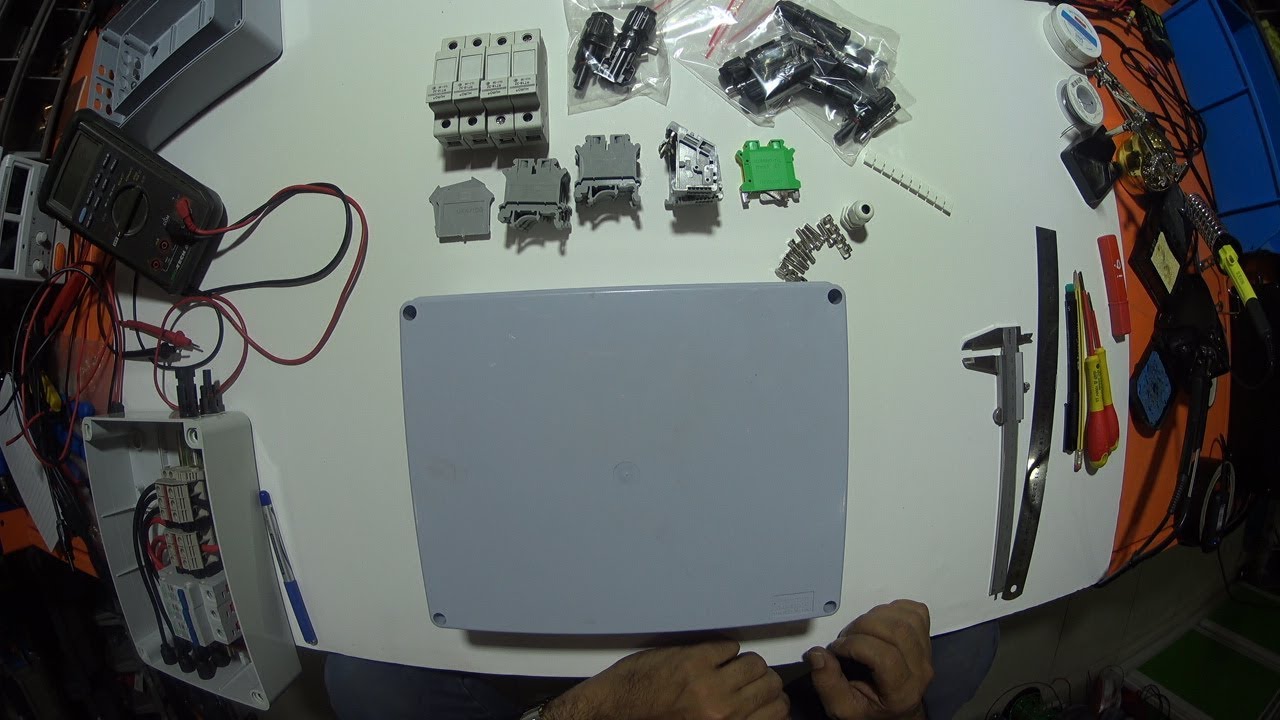 صندوق تجميع الالواح لانظمة الطاقة الشمسية المحتويات الجزء الاول