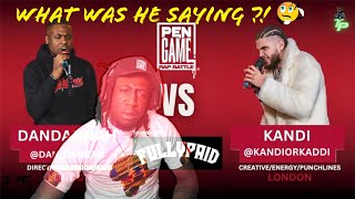 Dan Dannah vs Kandi | PenGame Rap Battle 2024 (REACTION)