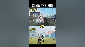 The End Of Sonia Character 🔥 Sonia Character Ability Change After Update #srikantaff