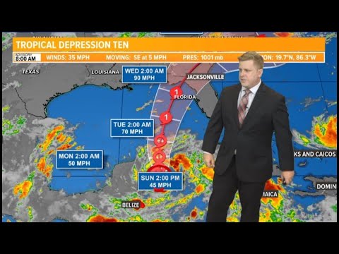 Tropical Storm Idalia is expected to intensify into a dangerous ...