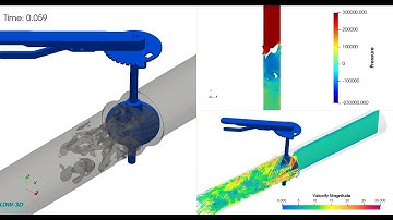 Butterfly Valve with Cavitation | FLOW-3D HYDRO