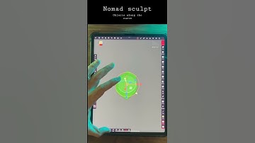 nomad sculpt - how to place objects along the curve. #nomadsculpt #short tutorial