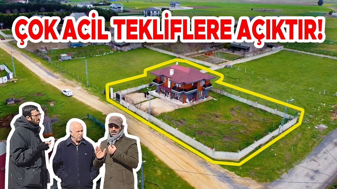 Silivri Gümüşyaka’da 1 Dönüm Arsa İçinde 3 Katlı Özel Villa!