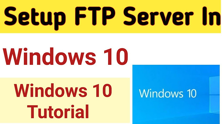 Ftp server windows là gì