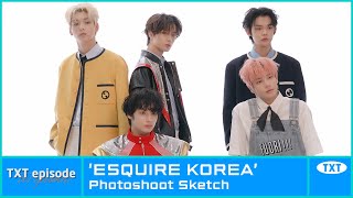 [EPISODE] TXT (투모로우바이투게더) 'ESQUIRE KOREA' Photoshoot Sketch