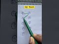Draw a checkered path with number 1 to 10 #drawing#line#shorts#maths#quiz#funny#games