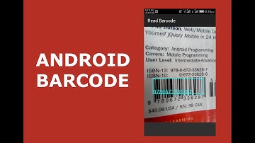 ANDROID BARCODE SCANNER