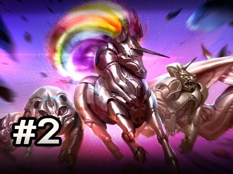 Robot Unicorn Attack Evolution w/Nova Ep.2 - DAMN WOLF DAMN PANDA