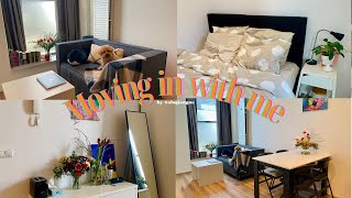 Vlog 🌇 Moving In With Me 🏠 Empty Apartment, Unboxing, Decorating, Settling in, Mini Apartment 🎁☺️