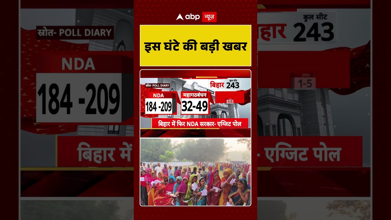 TOP News: 9 बजे की बड़ी खबरें | Bihar Exit Poll 2025 | NDA | Mahagathbandhan | Tejashwi | Nitish