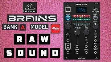 Behringer Brains - A8 - Karplus Strong MODEL - RAW SOUND