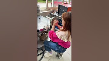 Fish scale welding process- Good tools and machinery make work easy