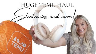 HUGE TEMU ELECTRONICS + MISCELANEOUS HAUL | ARE THEY ANY GOOD?? | AD