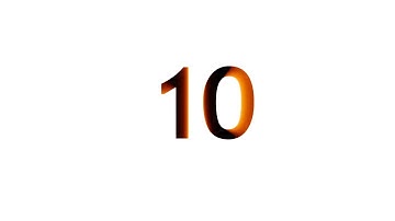 Countdown animation from 10 to 0 - Timer no Copyright