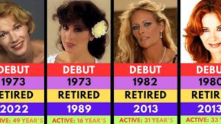 Vintage Love Stars Debut And Retirement Year Part 1