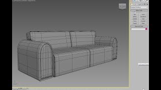MODELING SOFA 3DS MAX 2016, DOWNLOAD 3DMODEL FREE