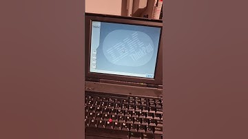 Thinkpad 755CD first boot #retrocomputing