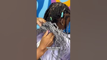 Are you looking for your next Loc Style✨ book appointment www.NappStar.com #locs #locstyles