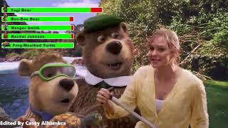 Yogi Bear (2010) River Scene with healthbars