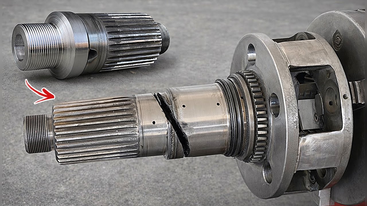 A Broken Transmission That Everyone Considered Useless and Discarded was Successfully Repaired 