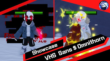 VHS Sans & Omnithorn Sans┃Showcase┃Undertale Crazy Multiverse Timeline【DylanOwO】