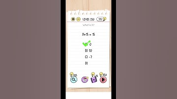 What is x? Brain test game level 230 #braintest #game #brainchallenge #gamelevel230