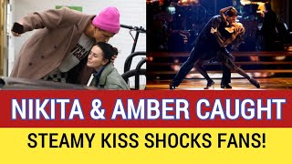 Strictlys Nikita Kuzmin & Amber Davies Share Steamy Kiss - Fans React To Their Sizzling Chemistry