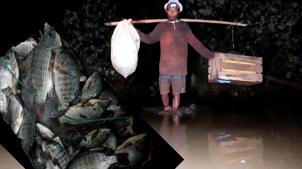Njaring ikan mlm hari#hujan deres
