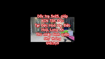 Dãy trọ giáp KDC Tân Đức, Đức Hoà, Long An