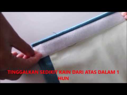 Video 7 8 Cara Jahit Langsir Roman Blinds You Jahit Langsir Roman Blinds