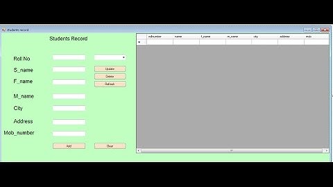 Hoe gegevens uit de Microsoft Access-tabel in DataGridView weer te geven