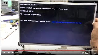 HP Black Screen  Computer Starts But No Display - Screen Not Working / Dim