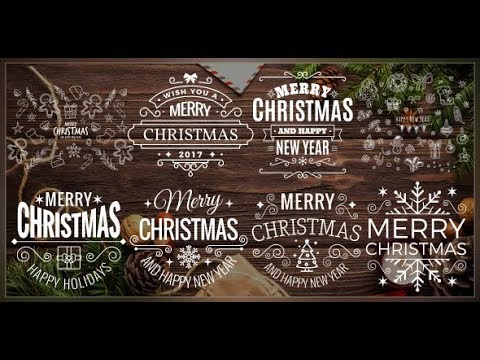 Merry Christmas After Effects Template Youtube