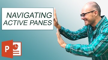 PowerPoint Shortcuts for Navigating Active Panes