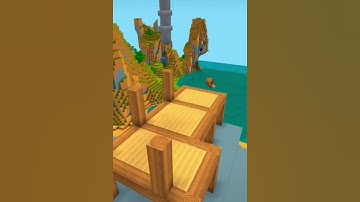 Amazing Kaka Aesthetic Survival House || Mini World Block Art speed build #shorts