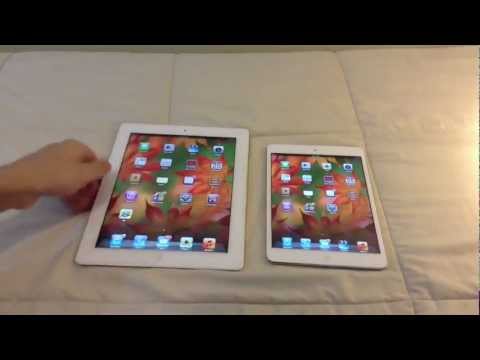 Vídeo: Diferença Entre Apple IPad Mini E IPad 3 (o Novo IPad)