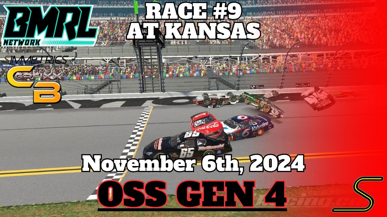 Outlaw Sim Series Race #9 at Kansas - YouTube