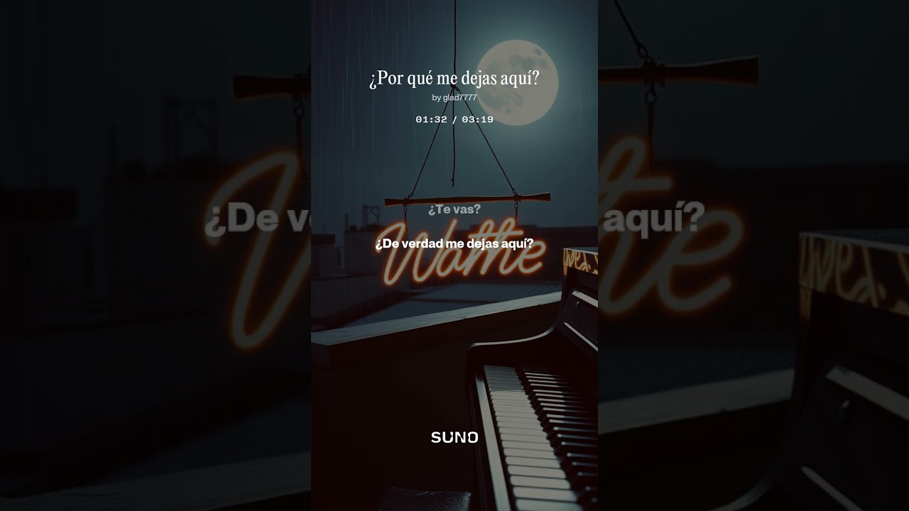 ¿Por qué me dejas aquí