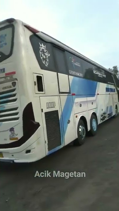 detik detik bus STJ ANNO berangkat dari SPBU KARANGREJO MAGETAN | SUDIRO TUNGGA JAYA