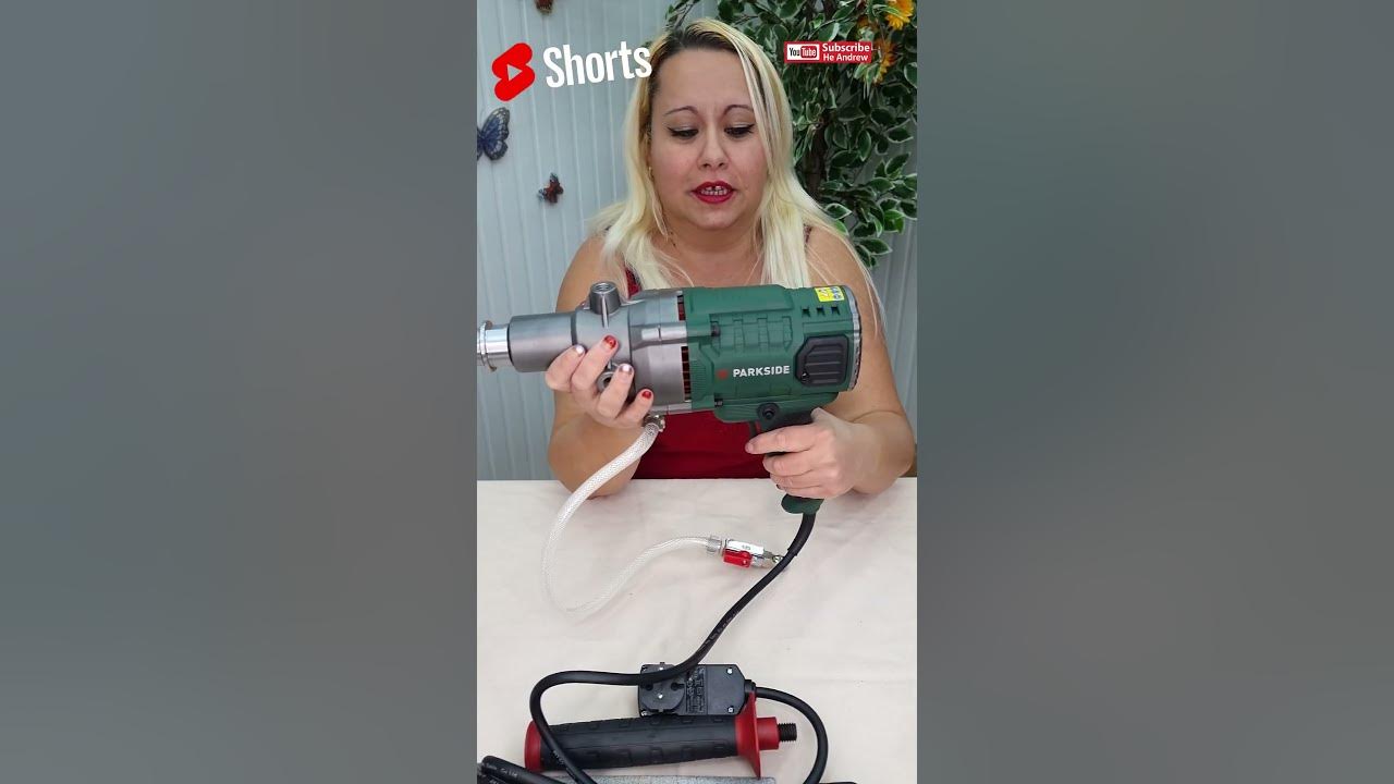 Parkside #satisfying YouTube #unboxing #parkside / Unboxing 1800 PKBM #short Core Drill - #shorts A1 #fyp
